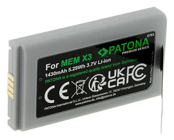 batterij voor Datalogic Memor X3