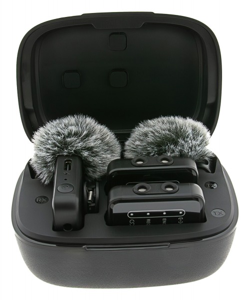 Set van 2 draadloze microfoons voor Canon EOS  Rebel T3i