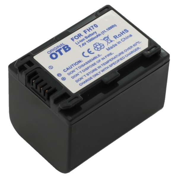 Batterij v. Sony NP-FH70