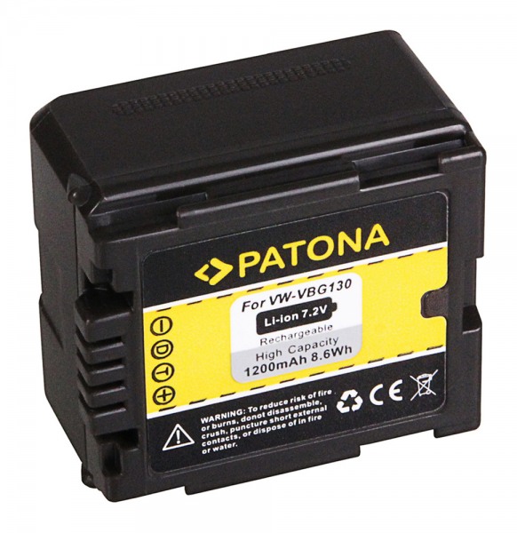 Batterij voor Panasonic HDC-DX1