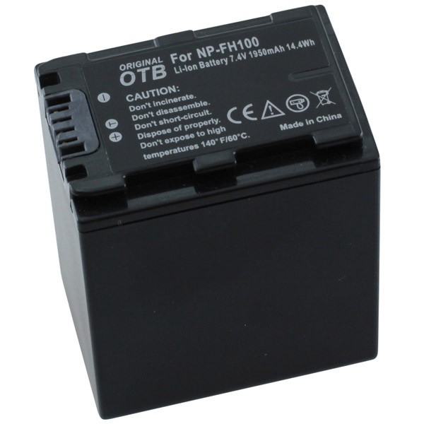 Batterij v. Sony NP-FH100