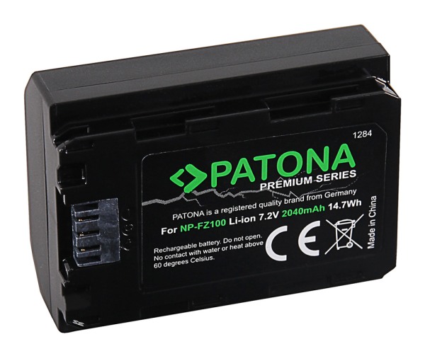 Sony FZ100 compatibele batterij 2040mAh